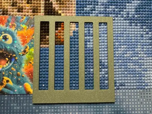 Diamond Painting Schablone für runde Steine