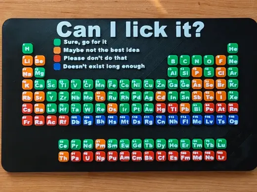 Can I lick it - Chemistry edition - V2.0