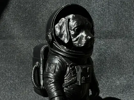 Dog Astronaut STL (Labrador) | Space Animal