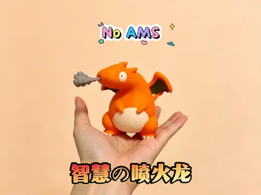 Pokemon Charizard 智慧的宝可梦 喷火龙 多色全分件(no ams)/四色一体多版本