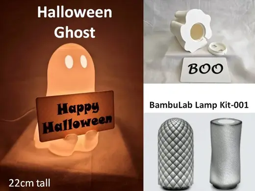 Halloween Ghost for LED Lamp Kit-001