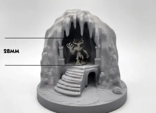 Miniature Display Cave - Holds 2-3 Minis
