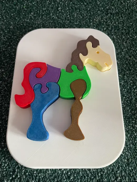 Horse puzzle for kids