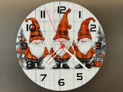 wall / desk clock Christmas Imps