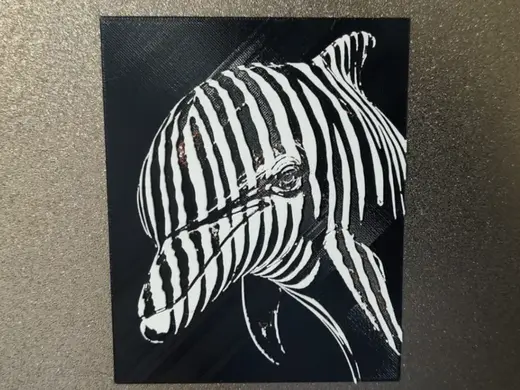 Striped Shadows Series #4 – Ocean Echo HueForge