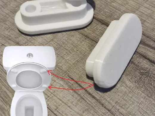 Tampon pour cuvette de toilette