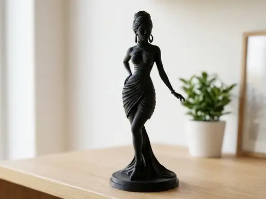 Elegant Woman Statue - Modern Decor