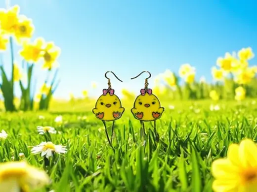 Little chick earrings