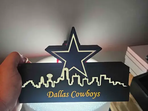 NFL Lightbox Dallas Cowboys with skyline Display!