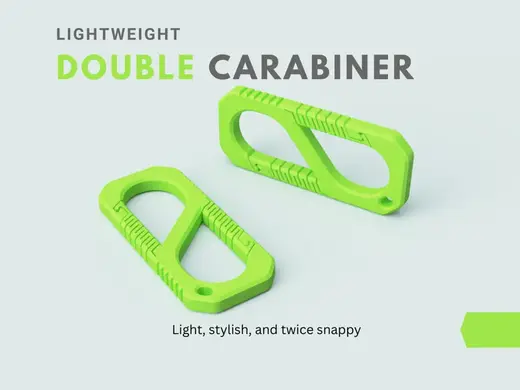 Pocket Double Carabiner – Durable & Lightweight