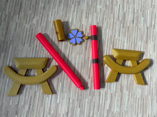 Yae Miko Gohei Wand Stick - Genshin Impact prop