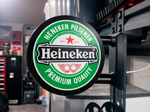 Heineken Pub Sign – 3D Printed Garage