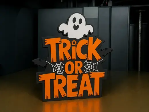 Trick or Treat Halloween Sign