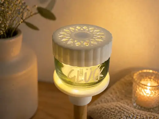 Garten Stecker Glücksglas Hater