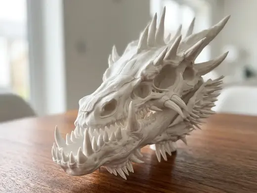 Craneo de Dragon Roba ovejas de la casa del dragón