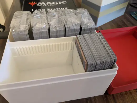 XL Trading Card Box with Lid - fits A1 Mini plate!