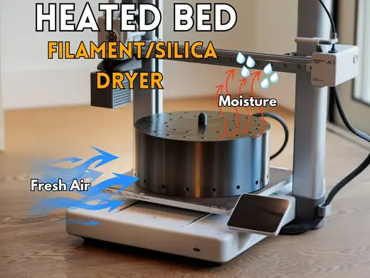 Heated Bed Filament/Silica Dryer (v2)