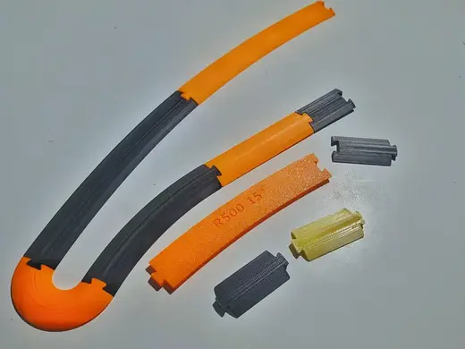 Race Track curbs builder modules