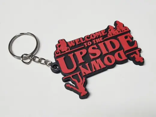 Stranger Things Welcome ToThe Upside Down Keychain
