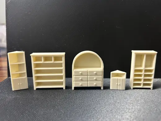 1:64 Miniature Hutch & Cabinet Collection