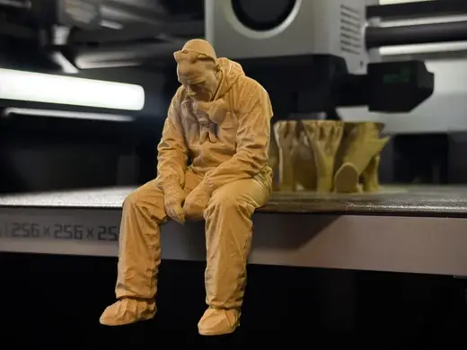 Sad Walter White (Breaking Bad)on a ledge Figurine