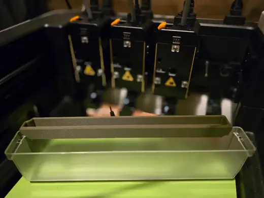 Snapmaker U1 Poop Tray Back Extension