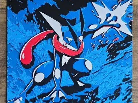 Greninja Water Shuriken - HueForge