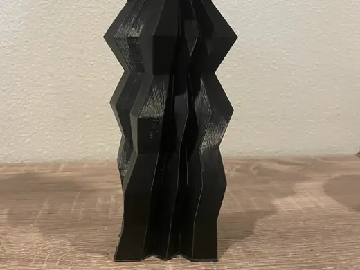 Spiral Cubic Vase