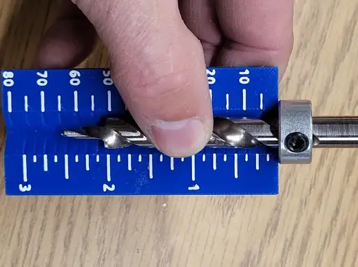 Drill Bit Depth Stop Gauge