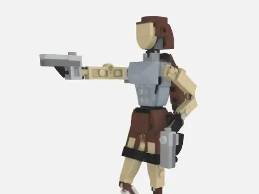 Lara croft legolike
