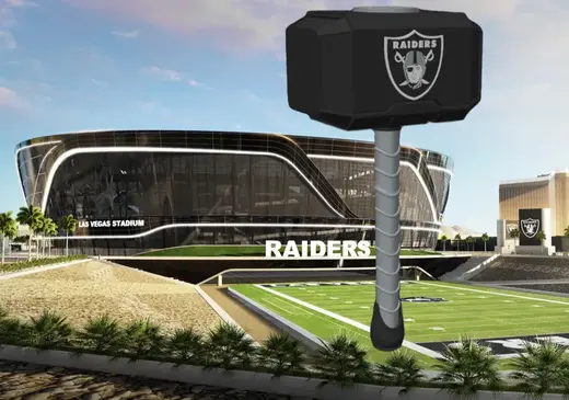 Las Vegas Raiders Thors Hammer