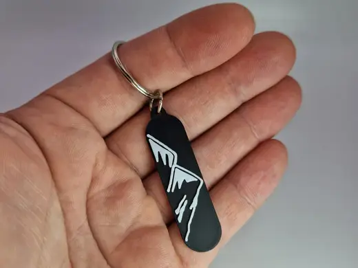 Mountain Silhouette Keychain