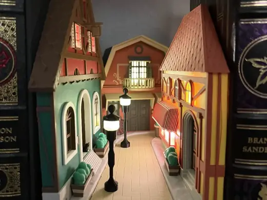 Ghibli Inspired Village Book Nook