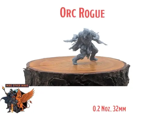 Orc Rogue - MGM Print-Ready Mini