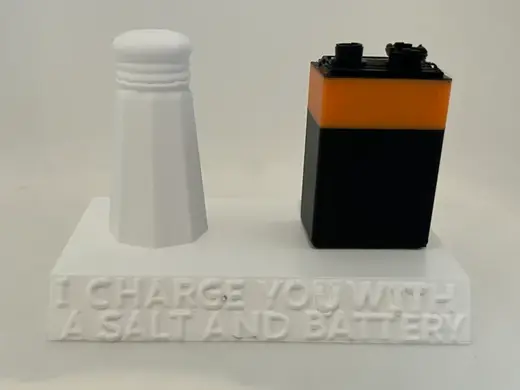 I Charge you with A Salt and Battery