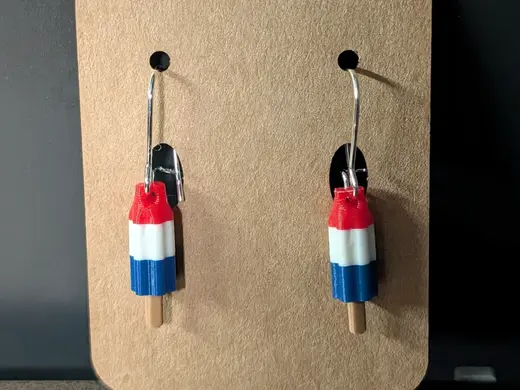 Rocket Pop Earrings (small) 0.8 inches tall