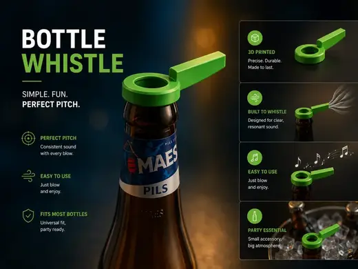 Bottle Whistle – Easy Bottle Whistling Adapter