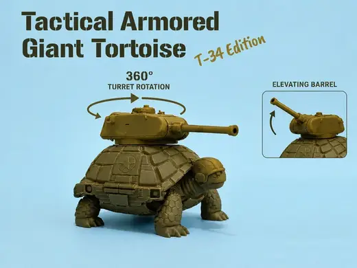 Tactical Armored Giant Tortoise, T-34 Edition