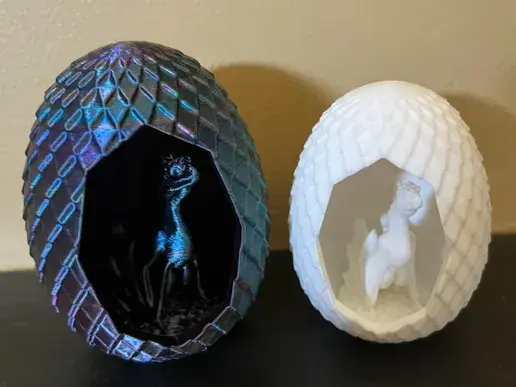 Peekaboo Dragon in Egg