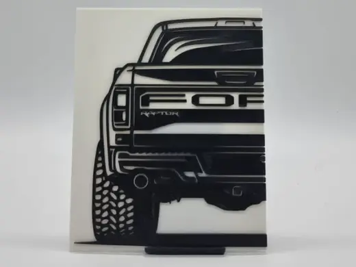 2D Wall Art Ford F150 Raptor