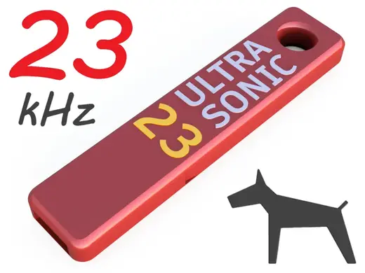 Ultrasonic Dog Whistle 23 kHz