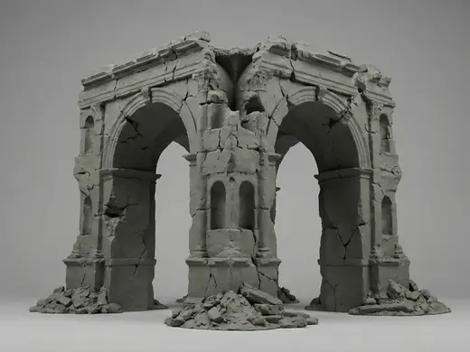 El Guardián de las Puertas: Arco de Jano en Ruinas