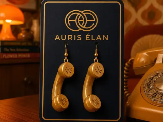 Call Me Earrings - When you need a friend