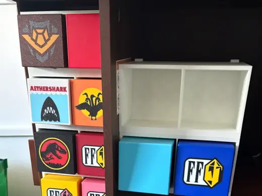 Stacking deck box shelves, MTG, 2 x 100ct
