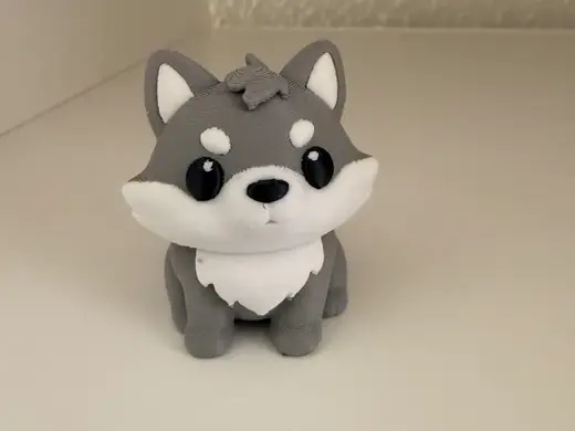 Kleiner Wolf Multicolor und Single Color