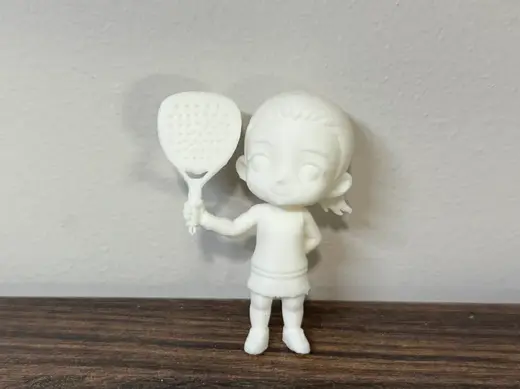 Mini figura mujer Padel