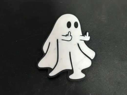 Funny Ghost Keychain / Hanger