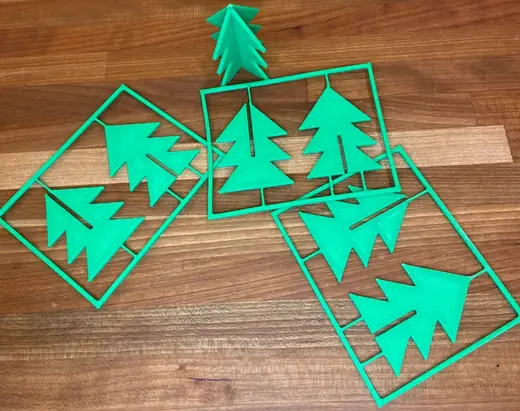 christmas tree kit card