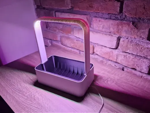 Smart Flower Pot with LED Light for Fast Growth