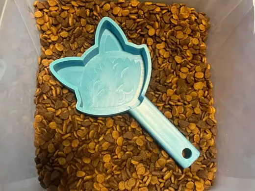 Cat Face Food Scoop #01